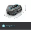 GARDENA smart SILENO max -robottiruohonleikkuri — 1500 m², 16 cm leikkuuleveys, akku, LONA-navigointi, harmaa