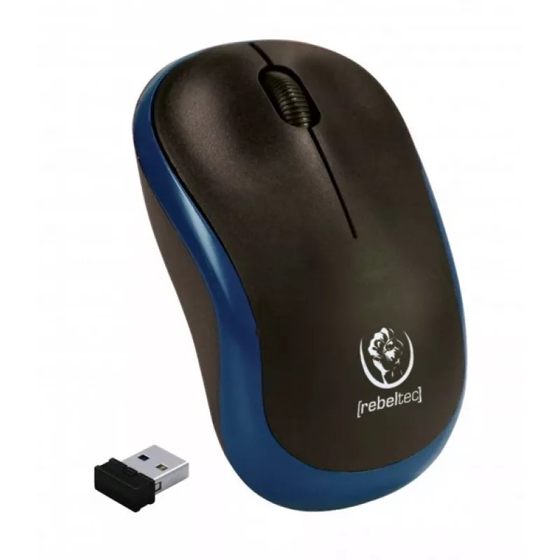 Langaton optinen hiiri Rebeltec METEOR sininen RBLMYS00048 USB