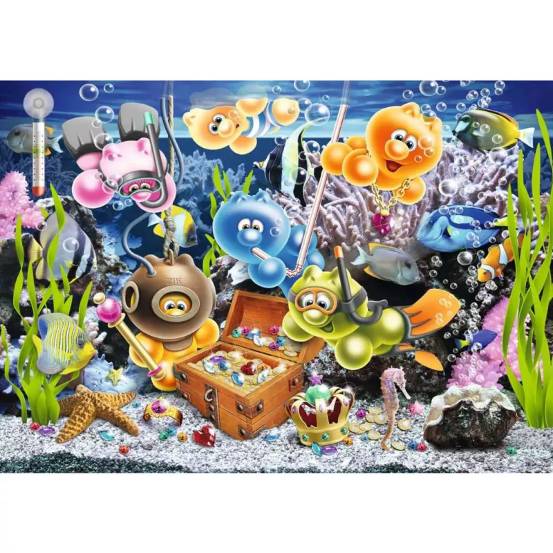 Ravensburger palapeli 12001427 – 1000 palaa, sarjakuvat, suositus 14 vuodesta alkaen
