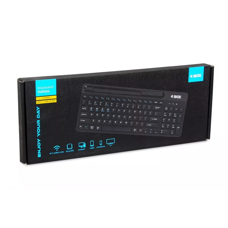 IBOX Kallisto BT/2.4GHZ langaton näppäimistö