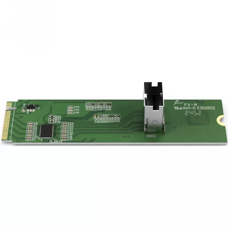 ICY DOCK - M.2 NVMe PCIe 4.0 SSD 1 x SlimSAS 4i -sovittimeen Redriverillä