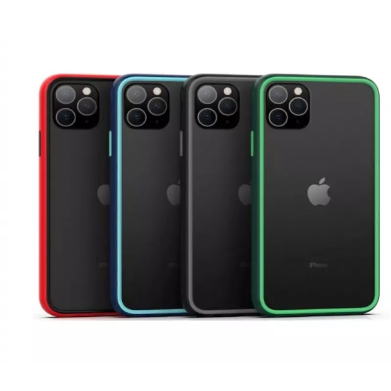 Suojaava iskunkestävä kotelo COMMA iPhone 11 Pro Max -puhelimelle – musta