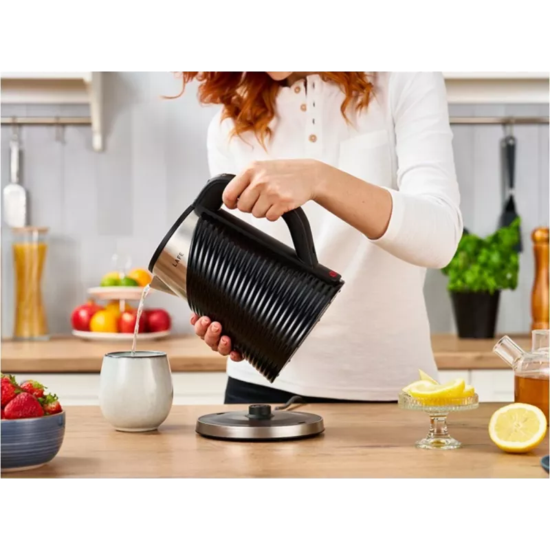 Sähköinen vedenkeitin LAFE 1,8 l 2200 W Elegant musta
