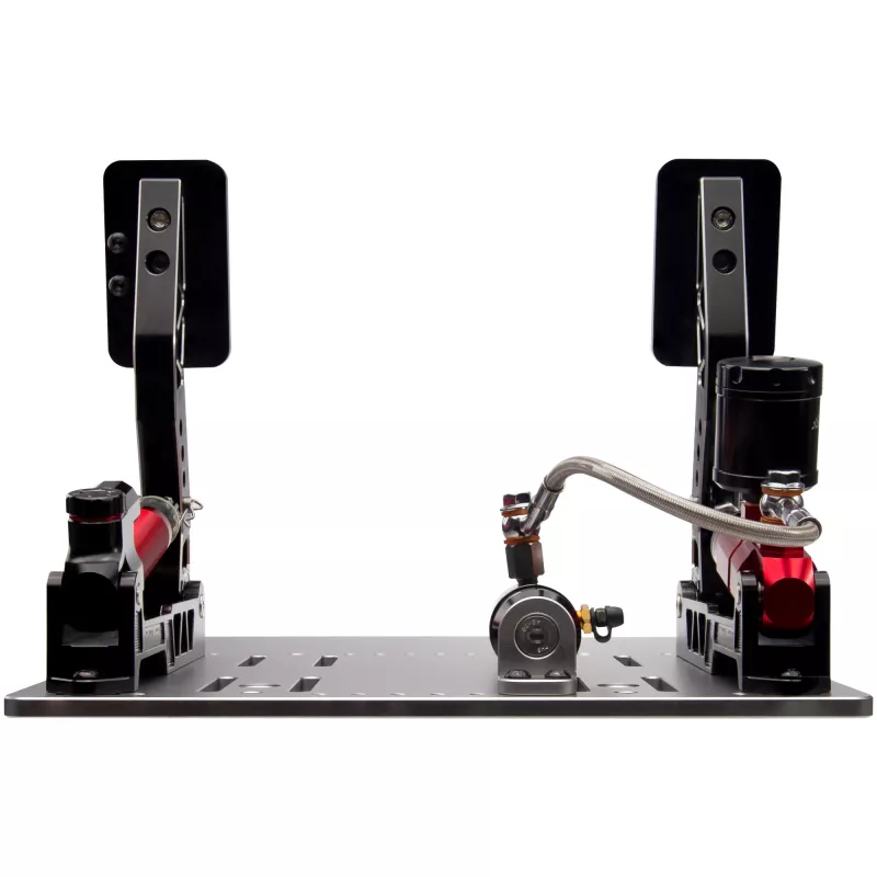 Simagic P2000 Hydraulic 2-polkimen sarja, 100KG Loadcell - Crimson Edition