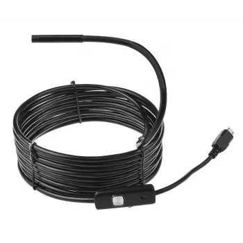 USB-endoskooppi MEDIA-TECH ENDOSCOPE 66° CMOS, 640x480 30fps, IP67, 6 LED, magneetti ja koukku