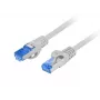 Verkkokaapeli LANBERG PCF6A-10CC-0500-S Cat6a S/FTP RJ-45–RJ-45 5 m harmaa LSZH