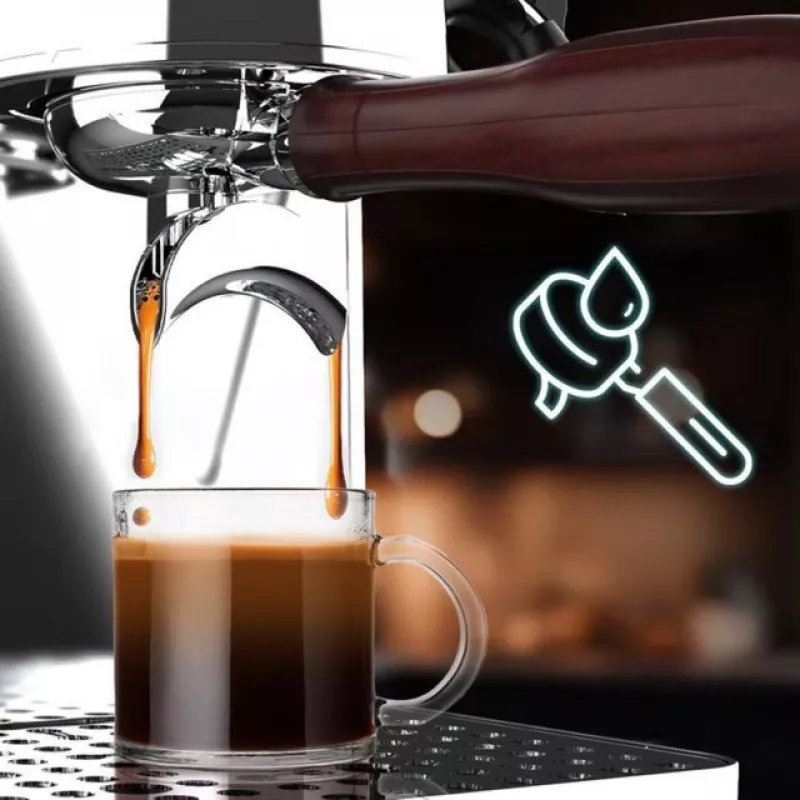 Baristeo Intima vipu-kahvakone (hopea/ruostumaton teräs, Thermoblock)