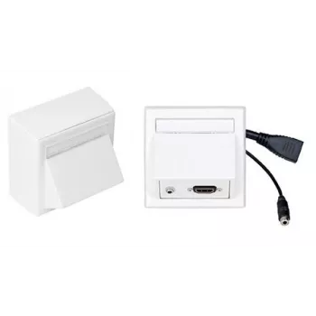 HDMI-adapteri Wiktors Vivolink WI221170 3,5 mm:n audioliitännällä, valkoinen