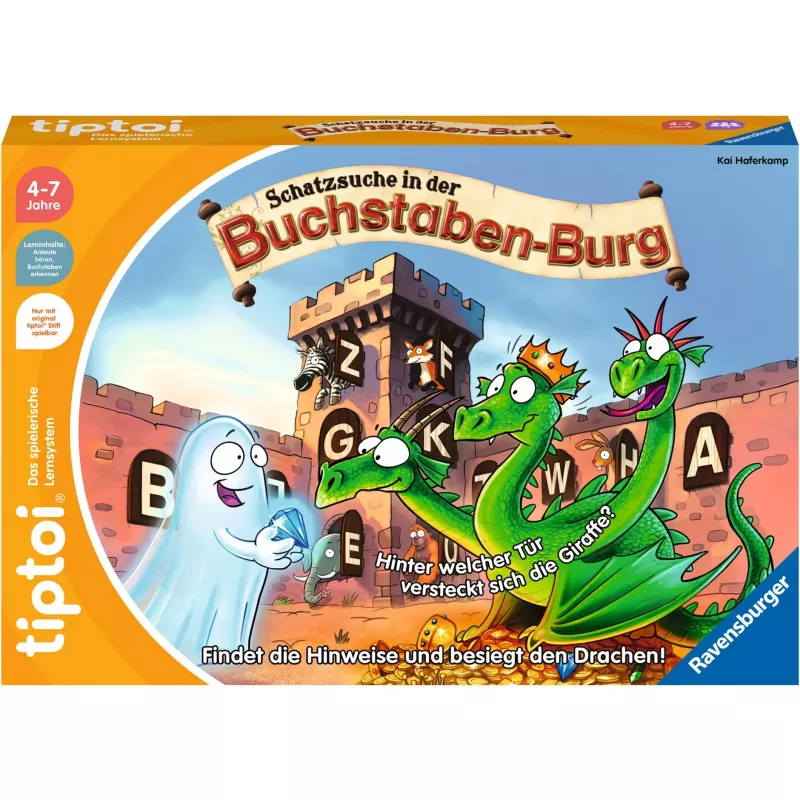 tiptoi Schatzsuche in der Buchstabenburg, lautapeli
