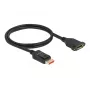 DisplayPort-jatkokaapeli paneeliasennus DeLOCK 87095 8K 60 Hz 1 m