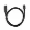 USB - Mini-USB -kaapeli 1 m, musta