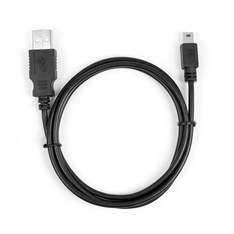 USB - Mini-USB -kaapeli 1 m, musta