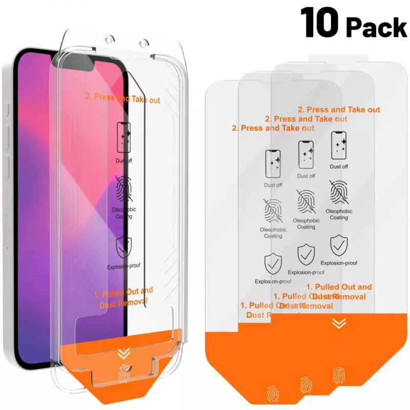 4smarts Second Glass 541424 Huoltosarja iPhone 16e:lle, 10 kappaleen pakkaus
