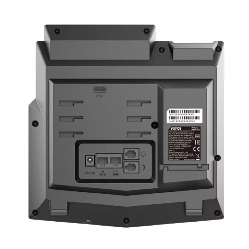 IP-puhelin Fanvil X5U musta 16 linjaa LCD Wi-Fi johdollinen käsiluuri