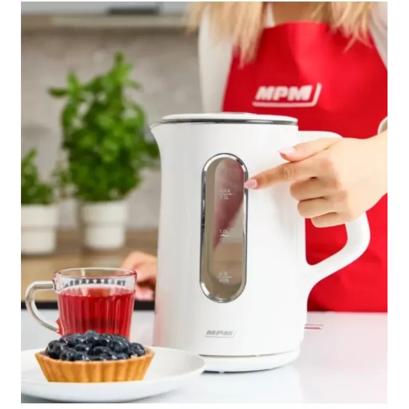 Sähkövedenkeitin 1,5 l valkoinen MCZ-126/B