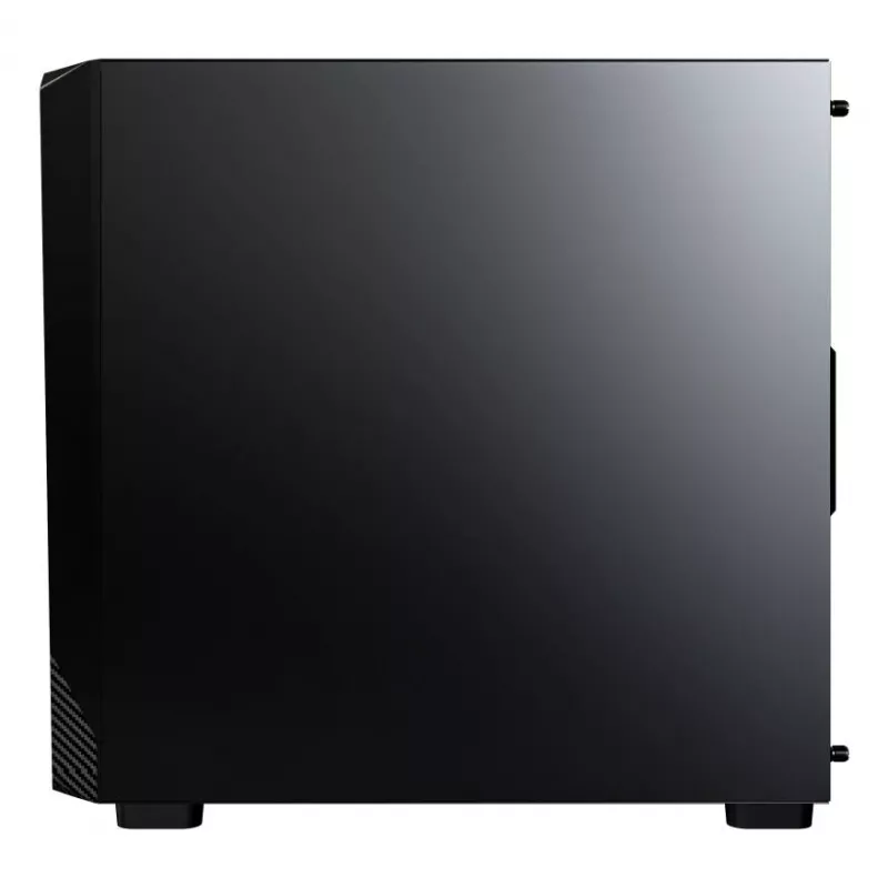 Montech X5M (B) Micro Tower -PC-kotelo – Micro-ATX/Mini-ITX, 3x120mm edessä, 1x120mm takana, tukee ATX-virtalähteitä, 2x3,5 inch + 4x2,5 inch, musta
