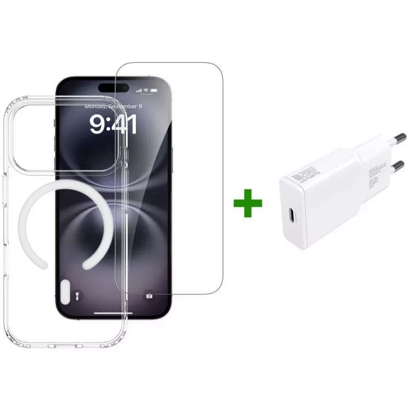 4smarts 3in1 Premium -aloitussarja Apple iPhone 17 Pro:lle, MagSafe-yhteensopiva