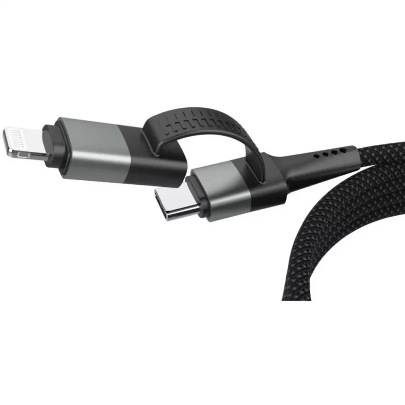 Ansmann magneettinen kaapeli USB-A tai USB-C Lightning - kaapeli - digitaali/data