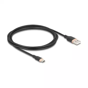 USB-kaapeli DeLOCK 81227 2,5 m USB A USB C musta