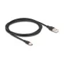 USB-kaapeli DeLOCK 81227 2,5 m USB A USB C musta