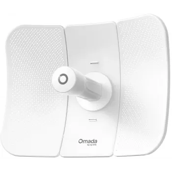 Verkkosilta TP-LINK Beam Bridge 5 UR KIT, 5 GHz yksitaajuus, Wi-Fi 5 (802.11ac), Gigabit Ethernet, ulkoinen antenni, enintään 15 000 m kantama, valkoinen