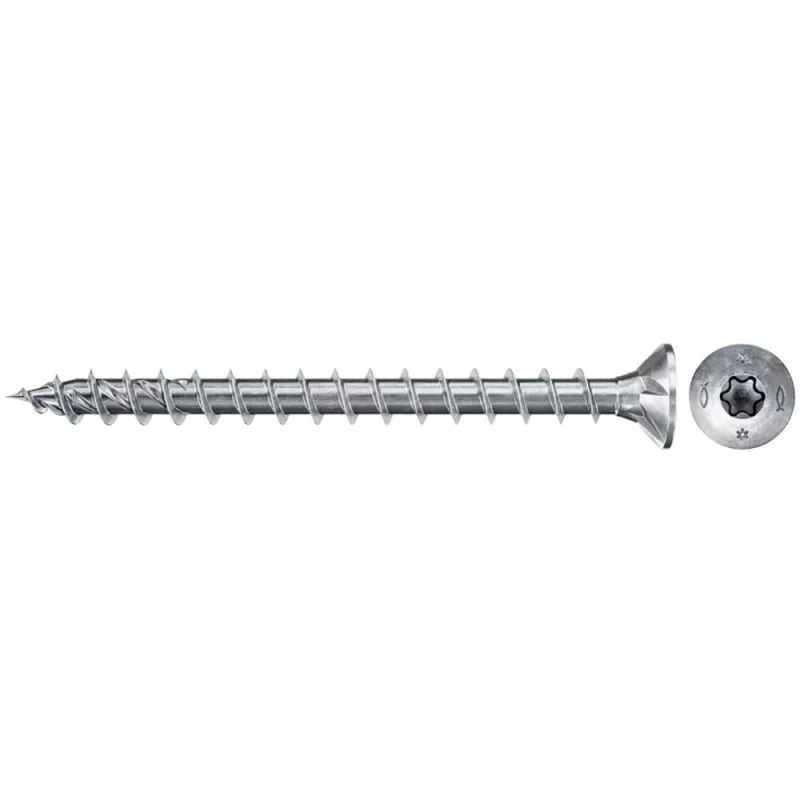 Ruuvisarja FISCHER FixTainer PowerFast II, 702 kpl, täyskierre, galvanisesti sinkitty