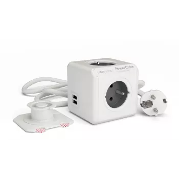 PowerCube USB Extended 3m 2404 harmaa