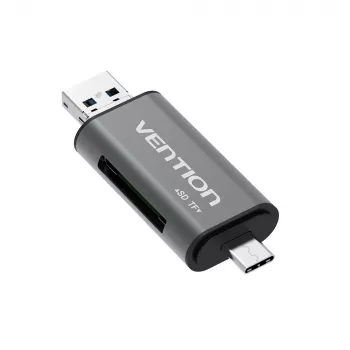 Vention USB3.0-monitoimikortinlukija harmaa metalli Type