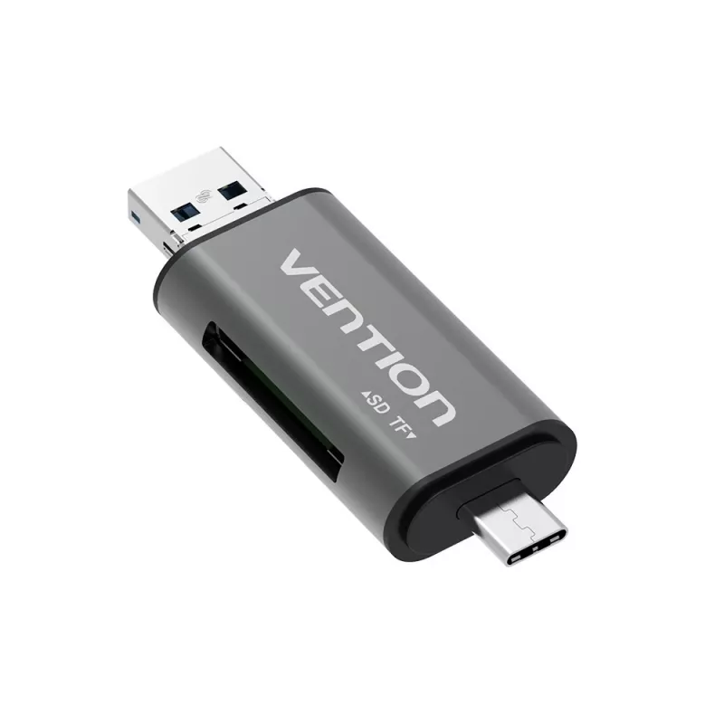 Vention USB3.0-monitoimikortinlukija harmaa metalli Type