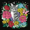 Maalaa numeroilla -sarja Ravensburger CreArt Pixie Cold Cat (malli 25855) – kankaalle maalaussarja