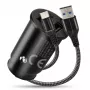 everActive CC-25C autolaturi, 2x USB 12 W, USB-C-kaapelilla