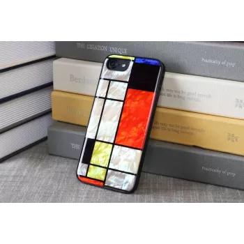 iKins suojakotelo Apple iPhone 8/7 Mondrian musta