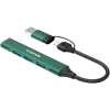CANYON keskitin DS-02 4in1 USB-A/C vihreä