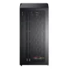 Montech X5M (B) Micro Tower -PC-kotelo – Micro-ATX/Mini-ITX, 3x120mm edessä, 1x120mm takana, tukee ATX-virtalähteitä, 2x3,5 inch + 4x2,5 inch, musta