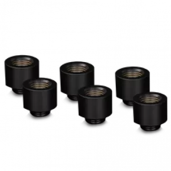 Thermal Grizzly DeltaMate Extender MF14 – vesijäähdytysliitäntä, musta, 6 kpl (TG-DM-FIT-6007)