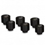 Thermal Grizzly DeltaMate Extender MF14 – vesijäähdytysliitäntä, musta, 6 kpl (TG-DM-FIT-6007)