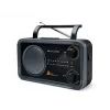 Muse | 2-alueinen kannettava radio | M-06DS | AUX-tulo | harmaa