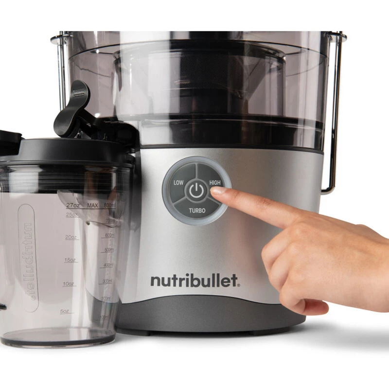 NutriBullet juicer Pro NBJ200G (hopea/harmaa, 1 000 wattia) (0C22500002)