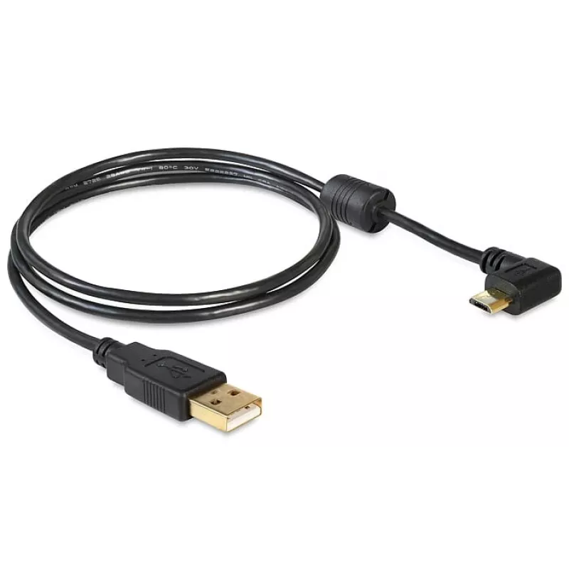 USB-kaapeli DeLOCK 83147 USB 2.0 1 m USB A - Micro-USB B musta