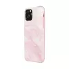 Puhelinkotelo Devia Marble-sarja iPhone 11 Pro Max -puhelimelle, pinkki, suojaava kova kuori