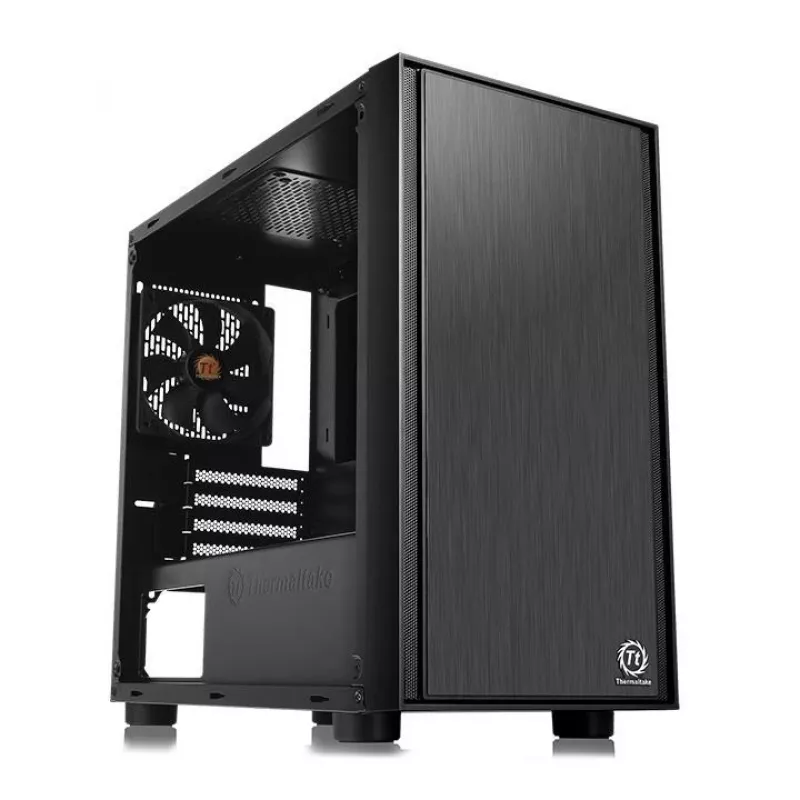 Thermaltake Versa H17 micro tower musta