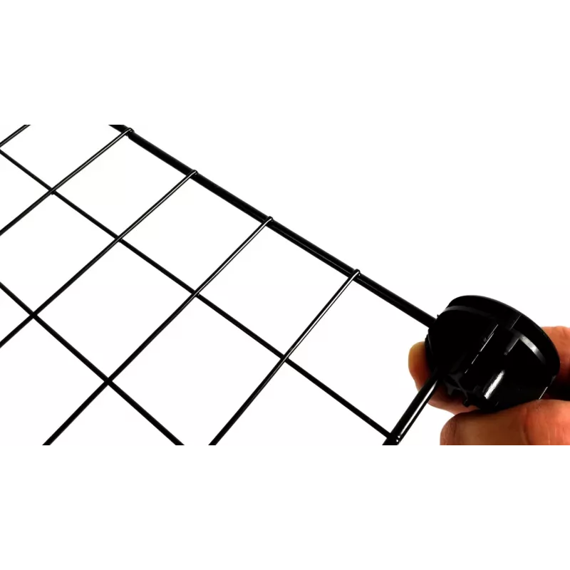 C&C modulaarinen häkki 4x2 145 x 75 cm hopea