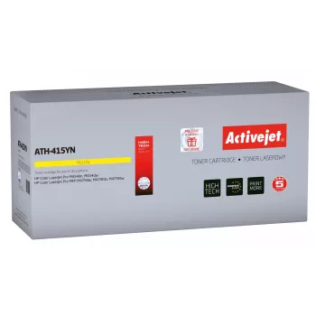 Activejet ATH-415YN värikasetti (korvaa HP 415A W2032A; Supreme; 2 100 sivua; keltainen) siru