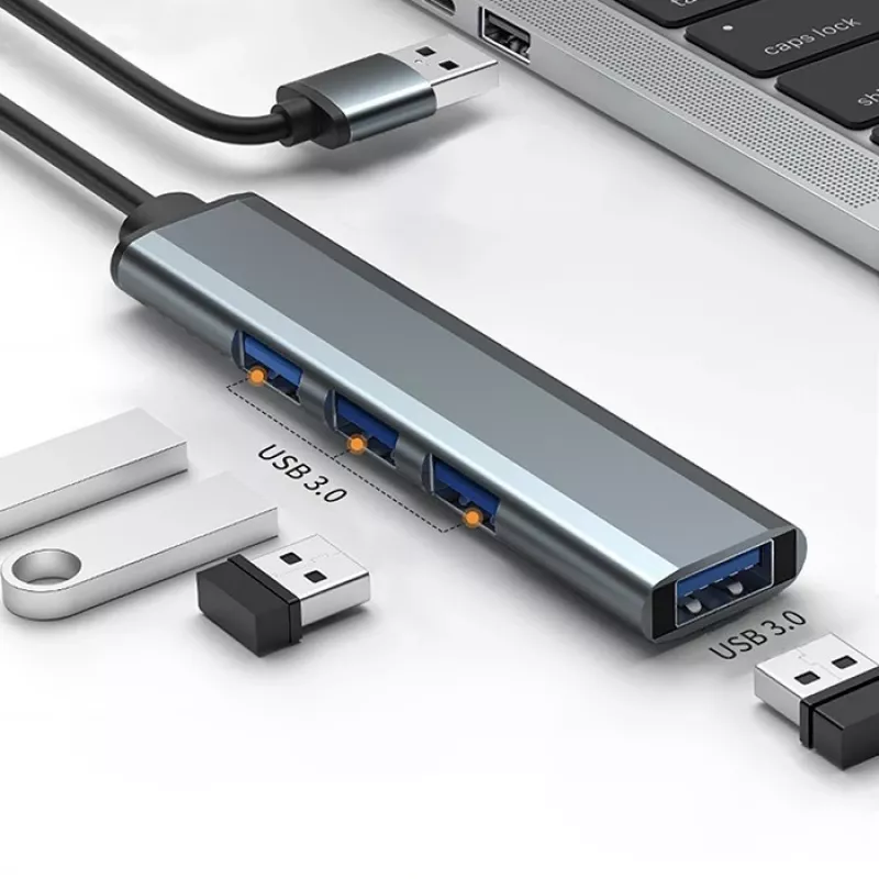HUB-sovitin USB 3.0 4in1, 4x USB 3.0