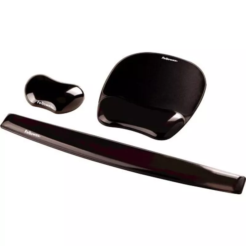 Näppäimistön lisävaruste rannetuki/CRYSTALS Gel 9112201 Fellowes