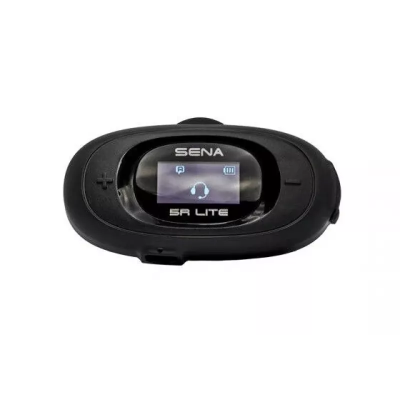 Motorrad-Intercom Sena 5R Lite Bluetooth 5.1 700 m kantama LCD-näytöllä ja universaalilla kaksoiskypärämikrofonisarjalla
