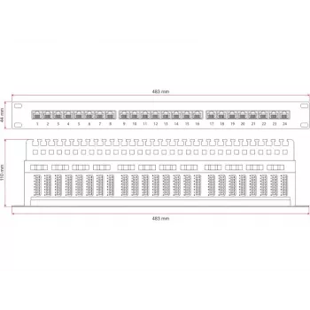 Alantec PK013 - Gigabit Ethernet - RJ-45 - Cat5e - U/UTP (UTP) - 22/26 - musta (PK013)