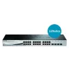 D-Link DGS-1210-28 hallittava L2/L2+ 1U musta