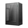 PC-kotelo DeepCool CH170 PLUS Tower musta – micro-ATX/mini-ITX, karkaistu lasi, USB-C, virtalähde ylhäällä