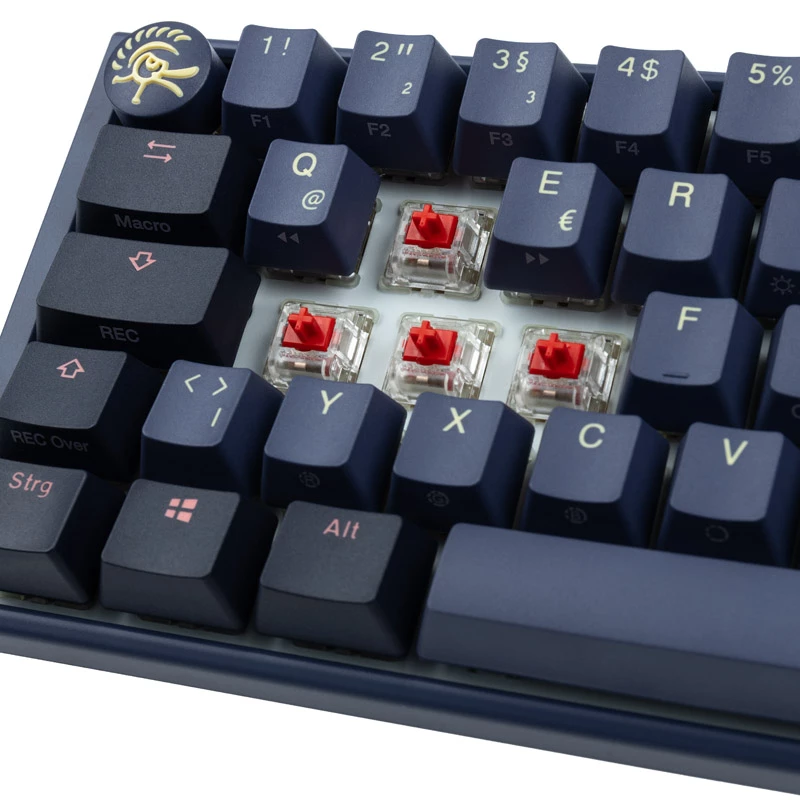 Ducky One 3 SF näppäimistö peli USB QWERTZ saksa sininen